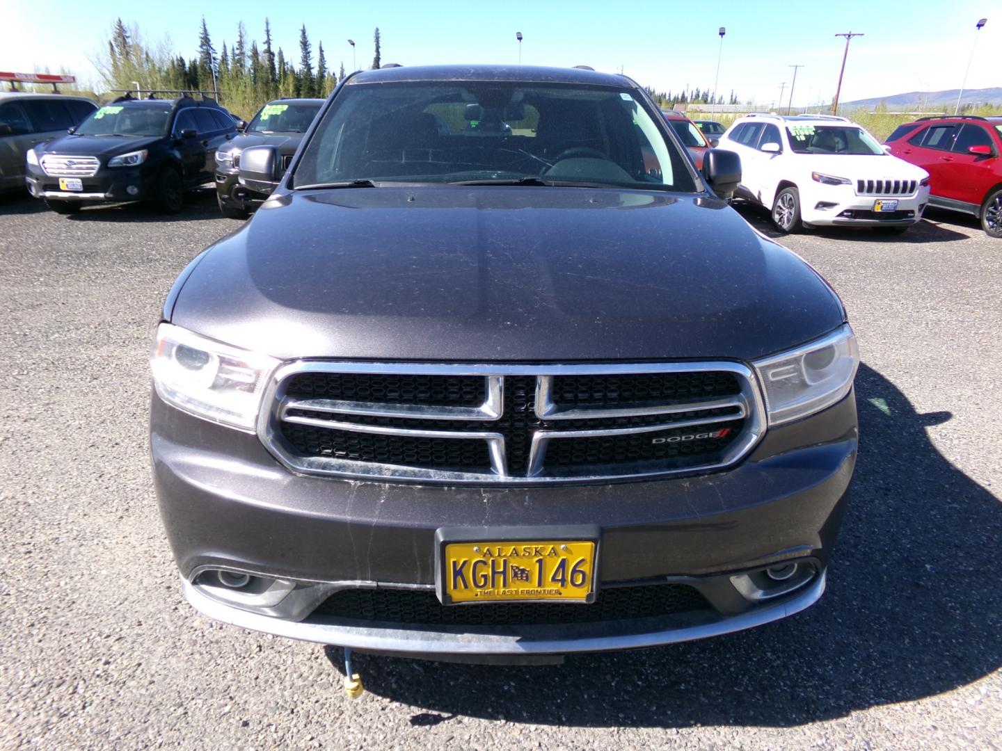 2016 Black /Black Dodge Durango Limited AWD (1C4RDJDG4GC) with an 3.6L V6 DOHC 24V engine, 8A transmission, located at 2630 Philips Field Rd., Fairbanks, AK, 99709, (907) 458-0593, 64.848068, -147.780609 - Photo#1